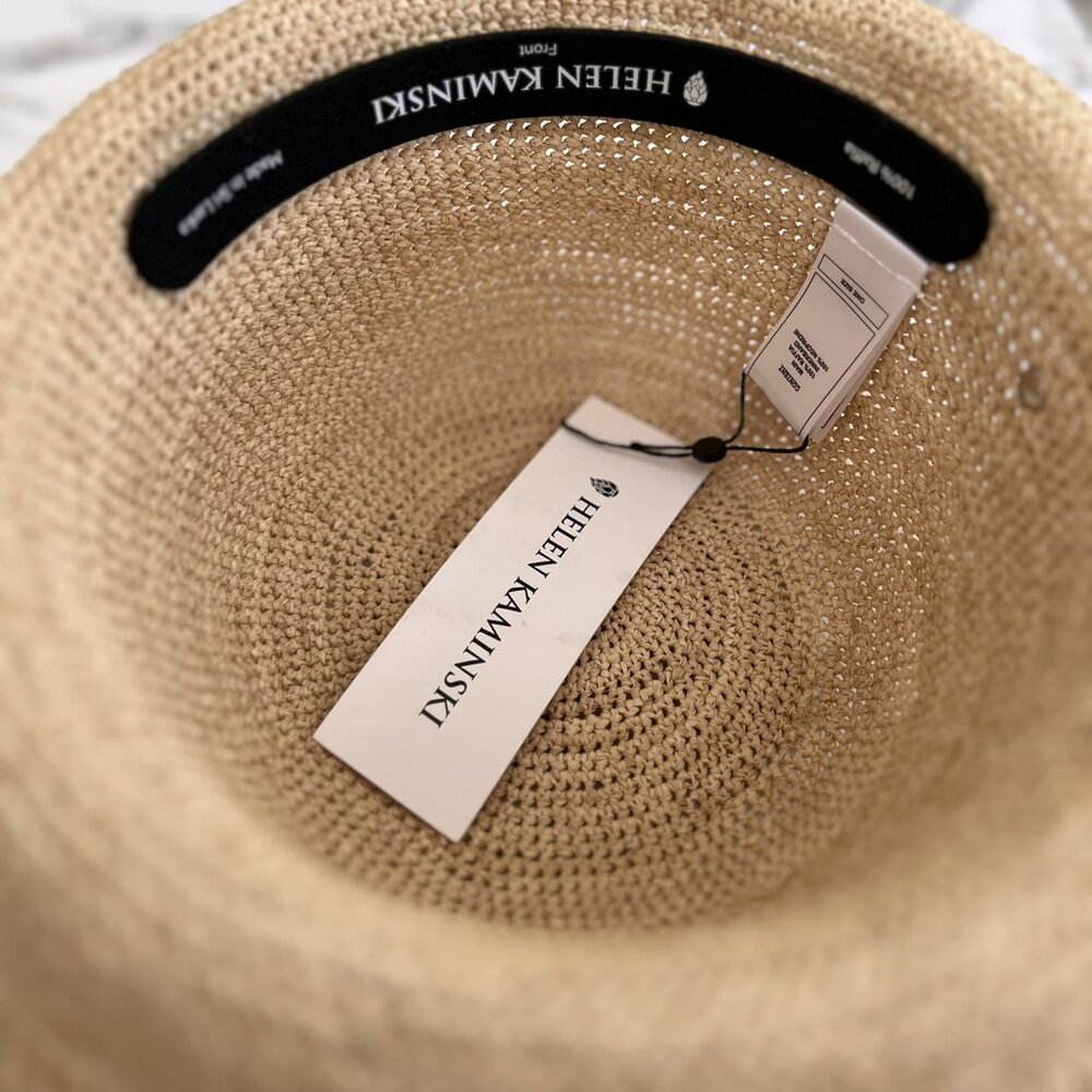 NWT - Helen Kaminski Provence 8 Raffia Hat - Natural👒 - Picture 7 of 10